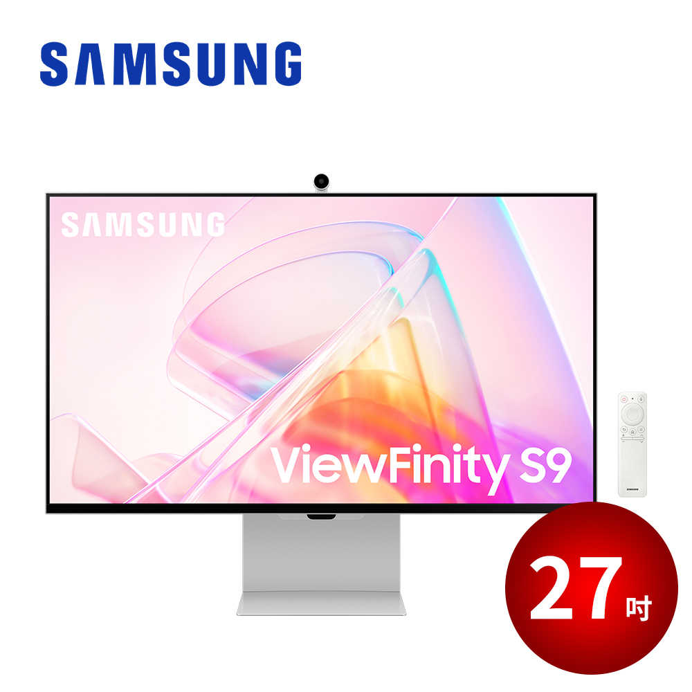 SAMSUNG 三星 27吋 ViewFinity S9 5K 高解析度平面顯示器 S27C900PAC