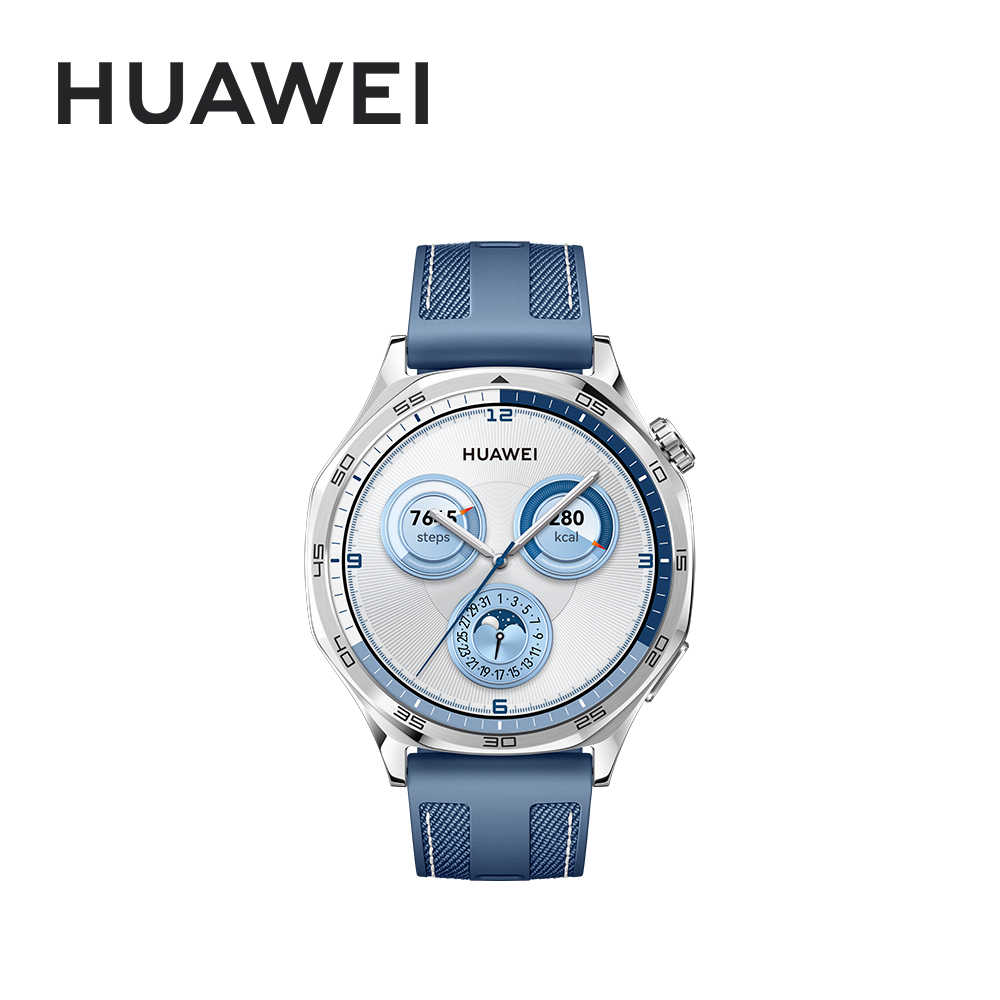【限量贈潮流錶帶】HUAWEI Watch GT5 46mm 運動健康智能手錶 托帕藍