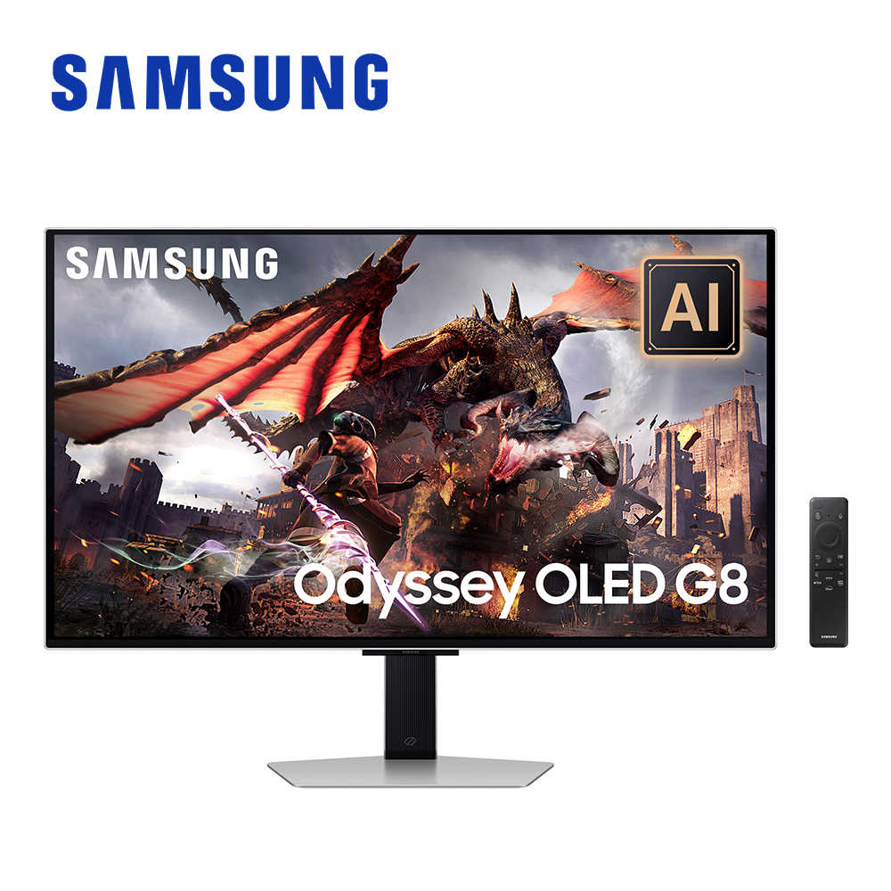 SAMSUNG 三星 32吋 Odyssey OLED G8 平面電競顯示器 S32DG802SC
