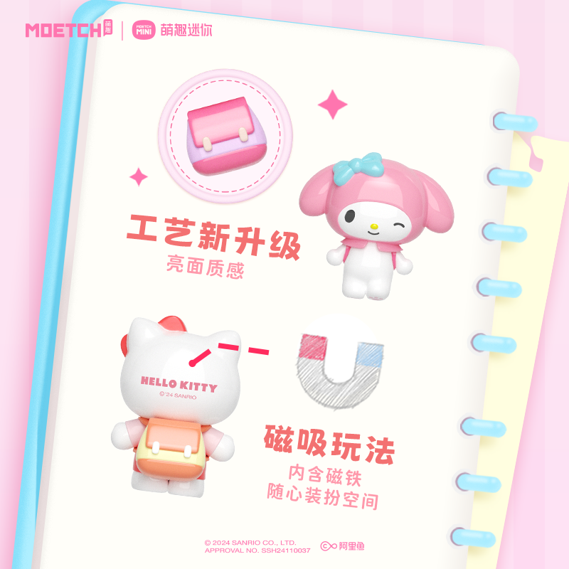 萌趣豆-三麗鷗家族萌嘟嘟書包系列