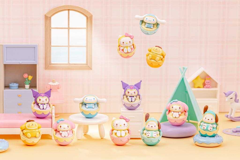 萌趣豆-三麗鷗家族搖籃不倒翁系列