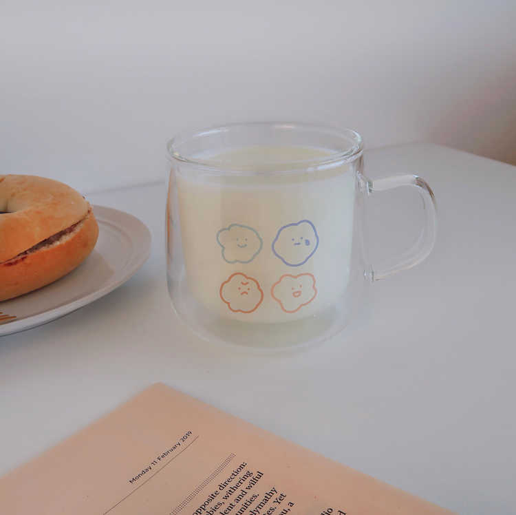 【方坊】喜怒哀樂 雙層玻璃杯