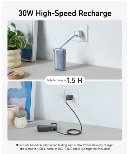 【台灣現貨】代購 原廠 Anker 533 PowerBank 10000mAh 30W PD A1259