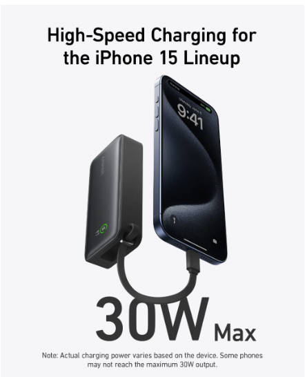 【台灣現貨】代購 原廠 Anker 533 PowerBank 10000mAh 30W PD A1259