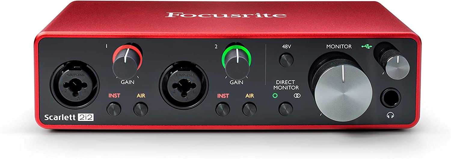 【台灣現貨】代購 原廠 Focusrite Scarlett 2i2 3rd 第三代 錄音介面