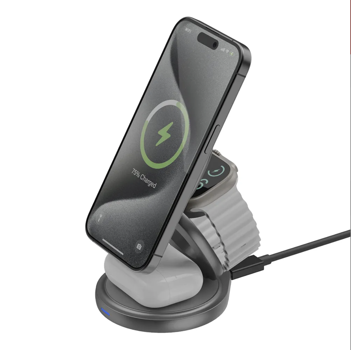 【bazic】 GoMag Gyre 三合一旋轉充電盤