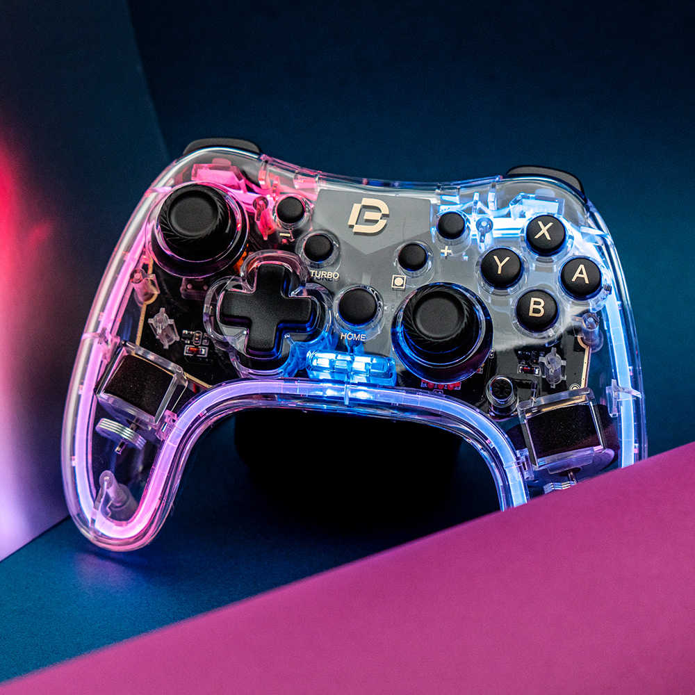 Bteam Neonlight 天虹版 遊戲控制器 | 適用於Switch / PC / iOS / Android