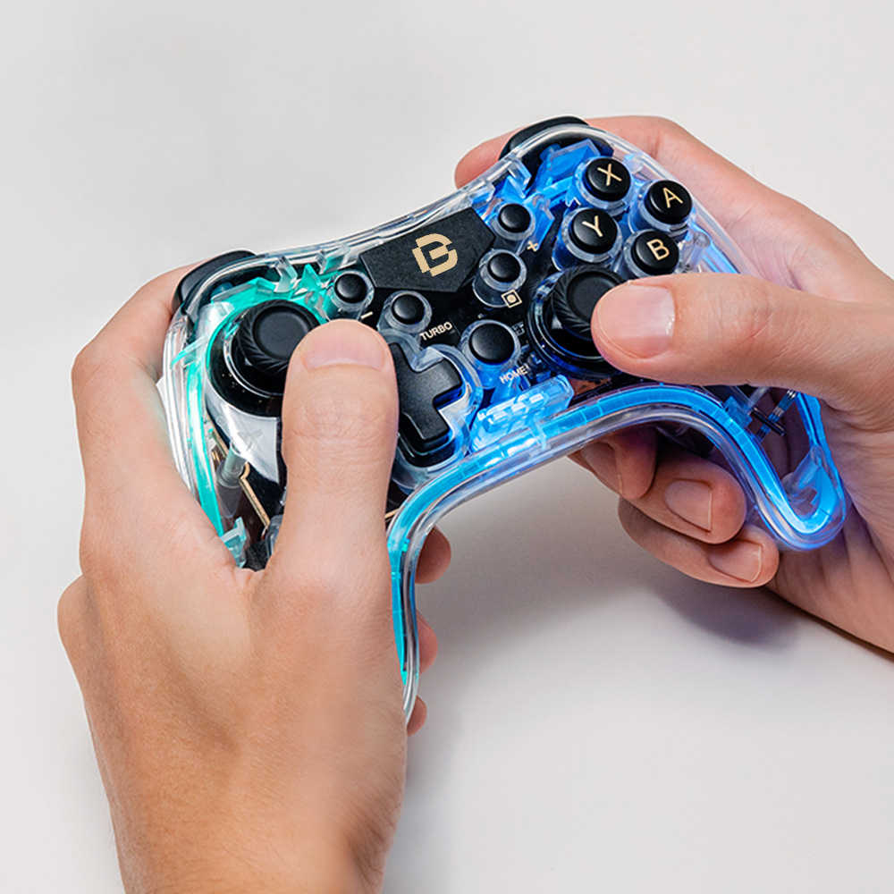 Bteam Neonlight 天虹版 遊戲控制器 | 適用於Switch / PC / iOS / Android