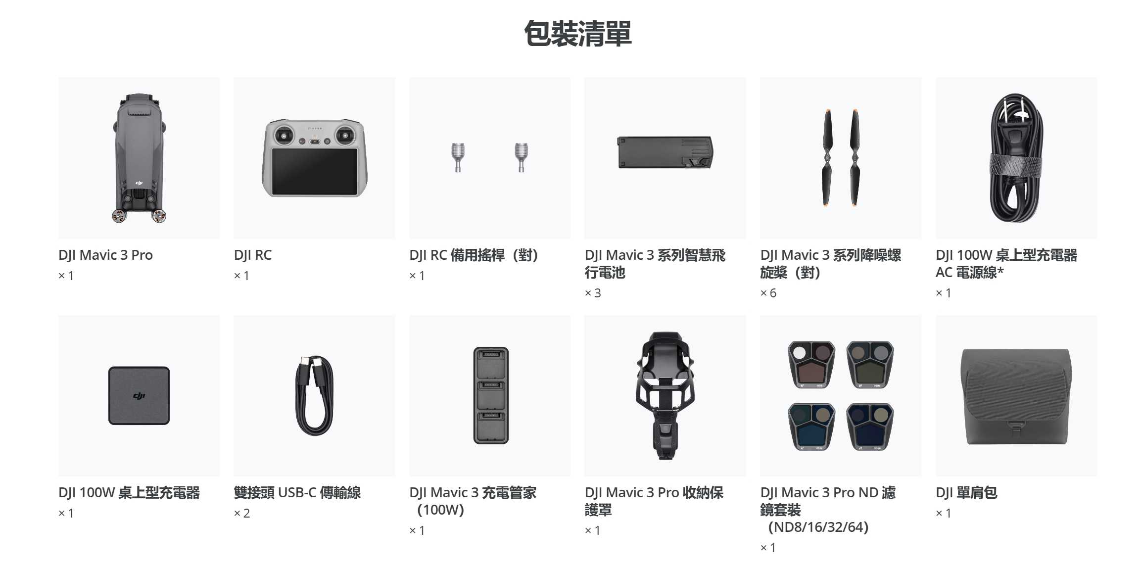 DJI MAVIC 3 PRO 空拍機 螢幕暢飛套裝 無人機