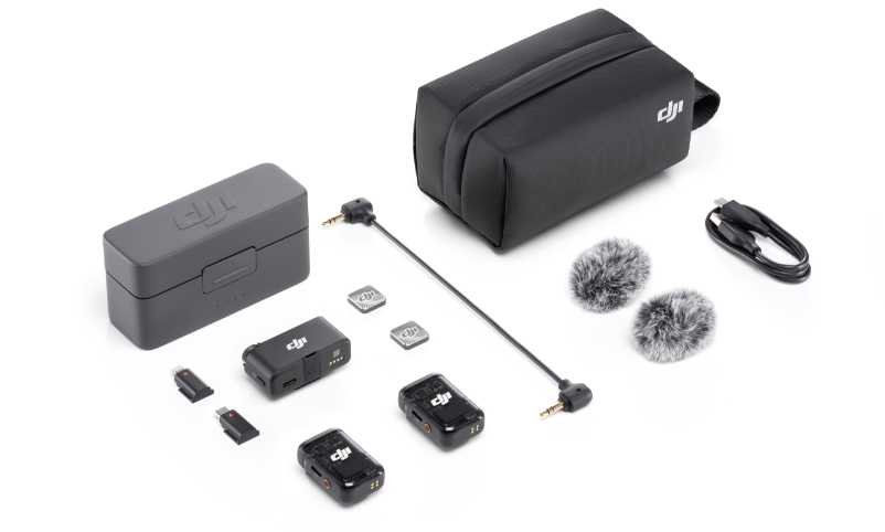DJI MIC2 麥克風 無線 藍芽 公司貨 錄音 傳輸 智慧降噪 配對 2發1收 充電盒