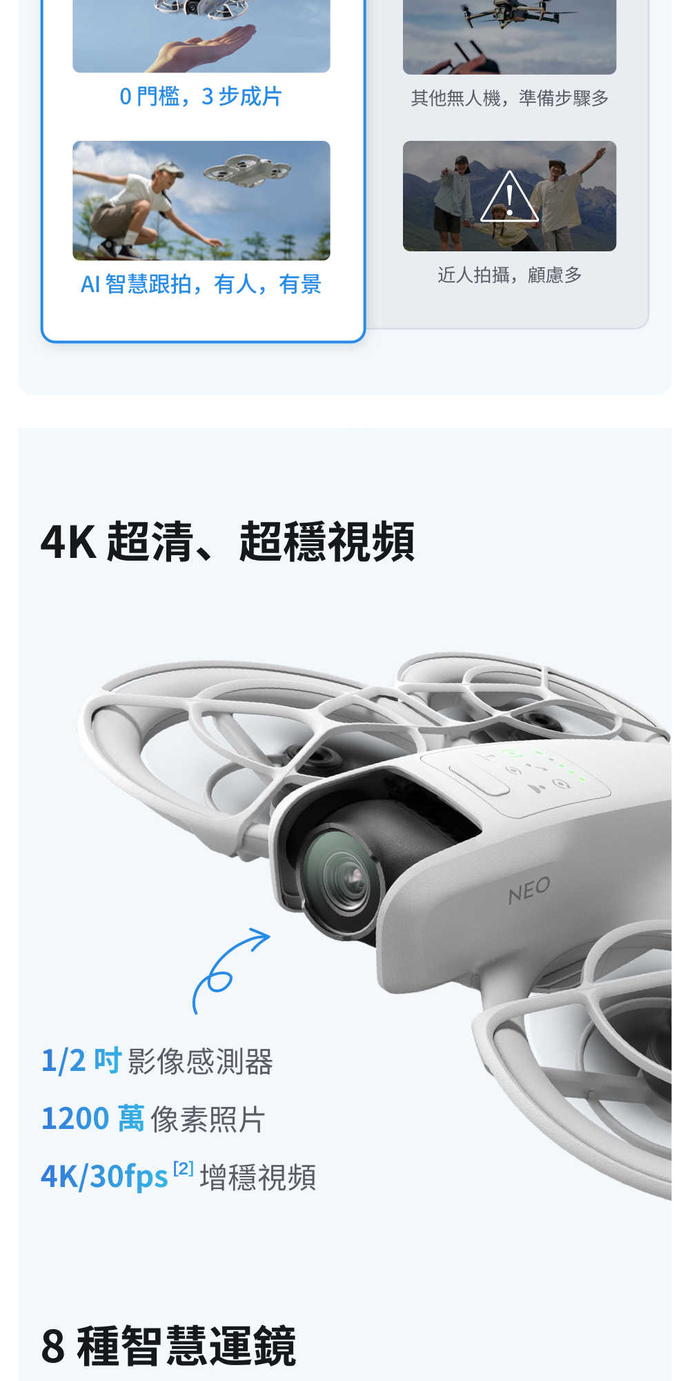 DJI NEO沉浸式飛行套裝5