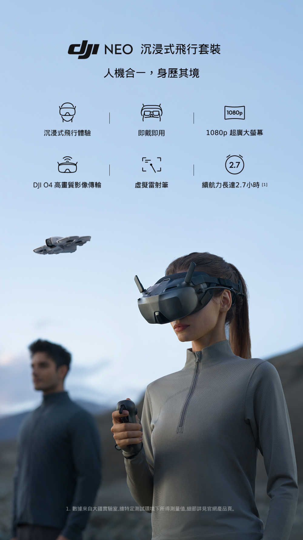 DJI NEO沉浸式飛行套裝1
