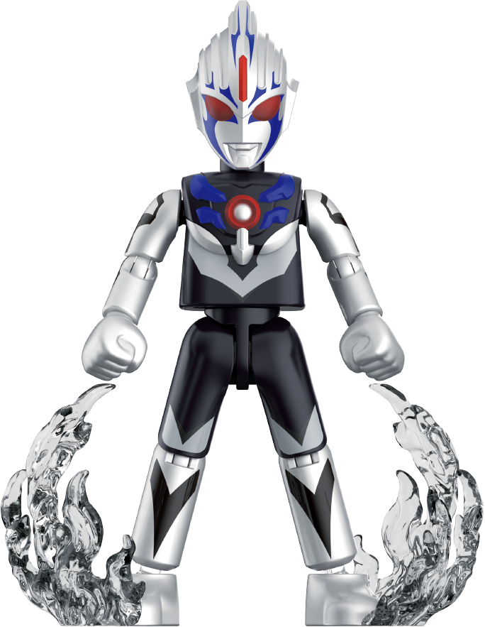 超人力霸王 - 可動積木公仔閃耀版第五彈_1中盒(6入)