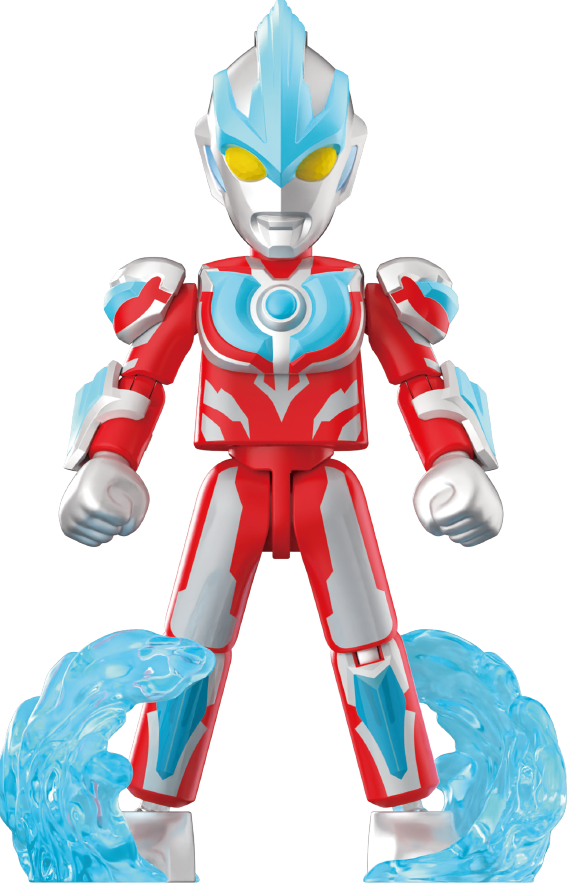 超人力霸王 - 可動積木公仔閃耀版第五彈_1中盒(6入)