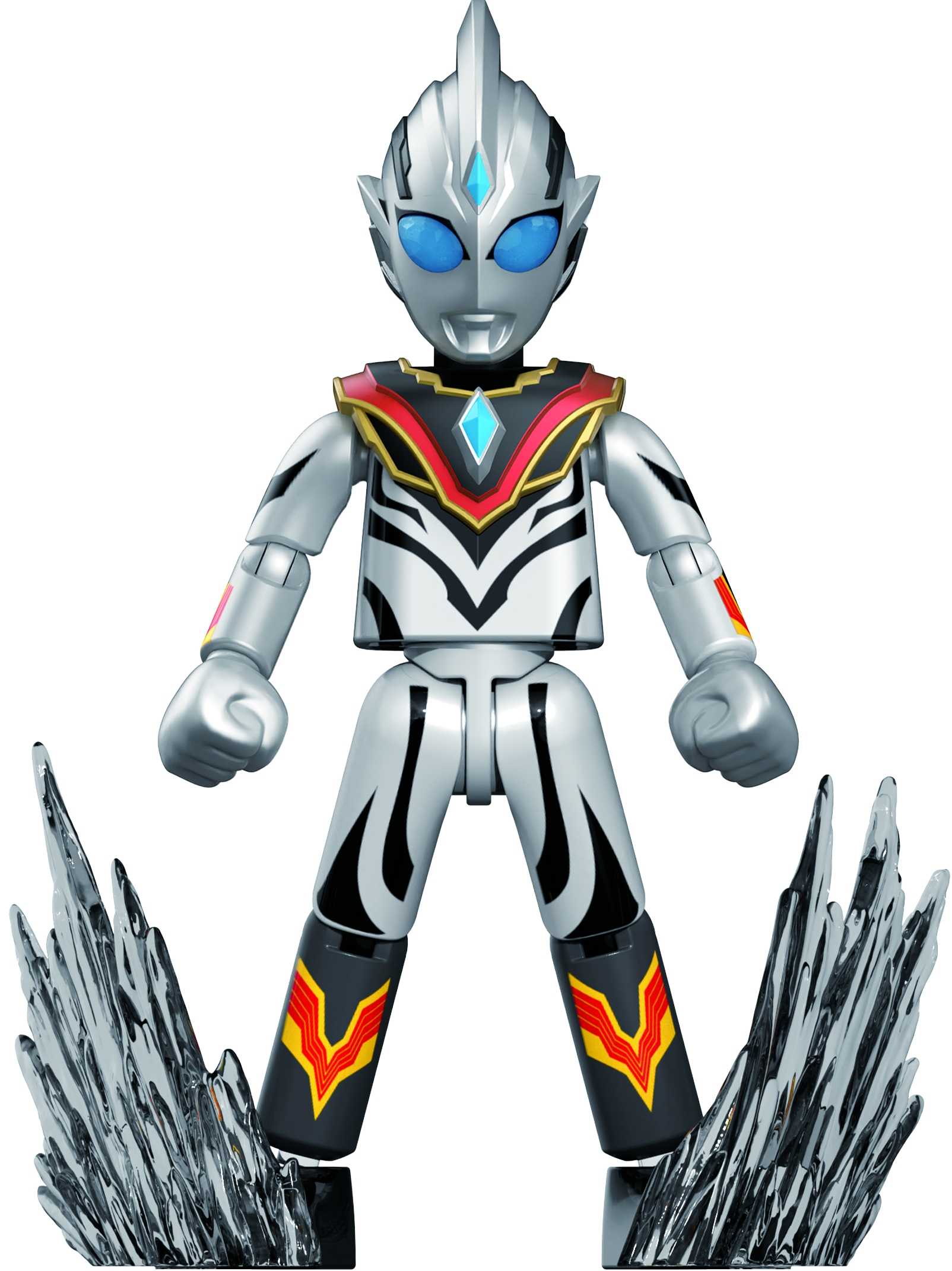 超人力霸王 - 可動積木公仔閃耀版第四彈_1中盒(6入)