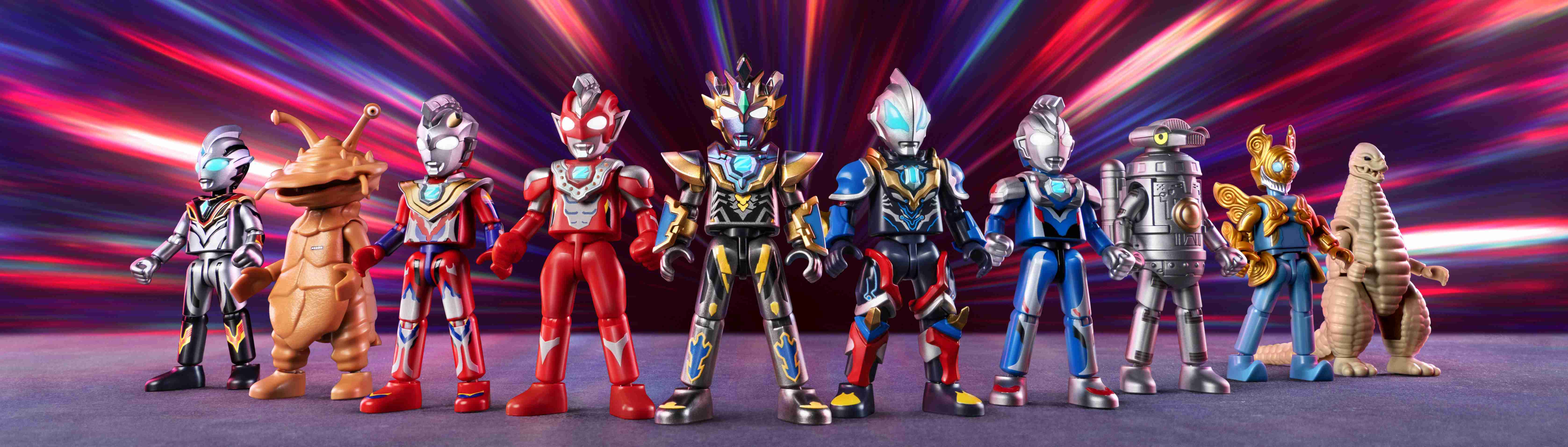 超人力霸王 - 可動積木公仔群星版第五彈_1中盒(9入)