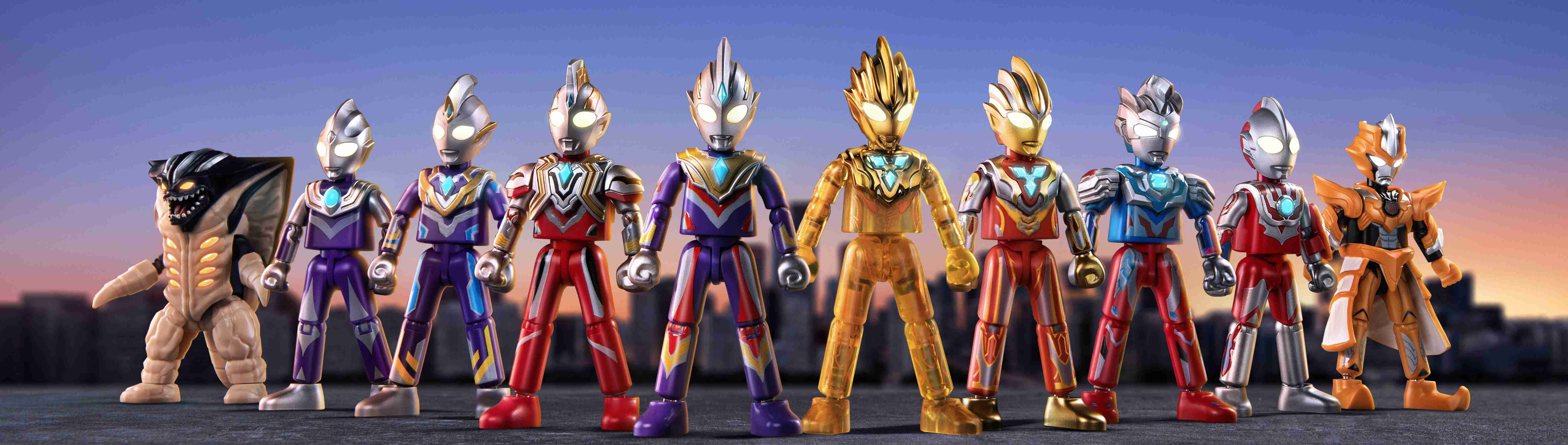 超人力霸王 - 可動積木公仔群星版第二彈_1中盒(9入)