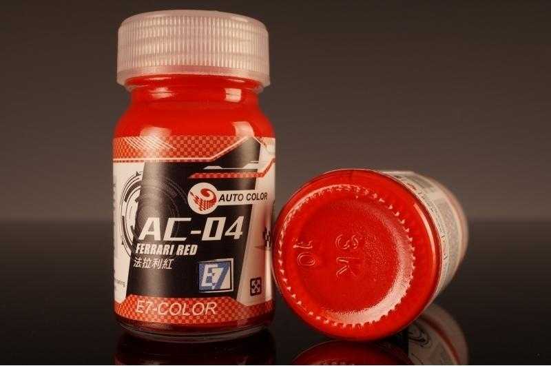 【玩咖玩具】E7-COLOR (AC-04 ) 法拉利紅 20ml 模型漆、底漆、金屬漆