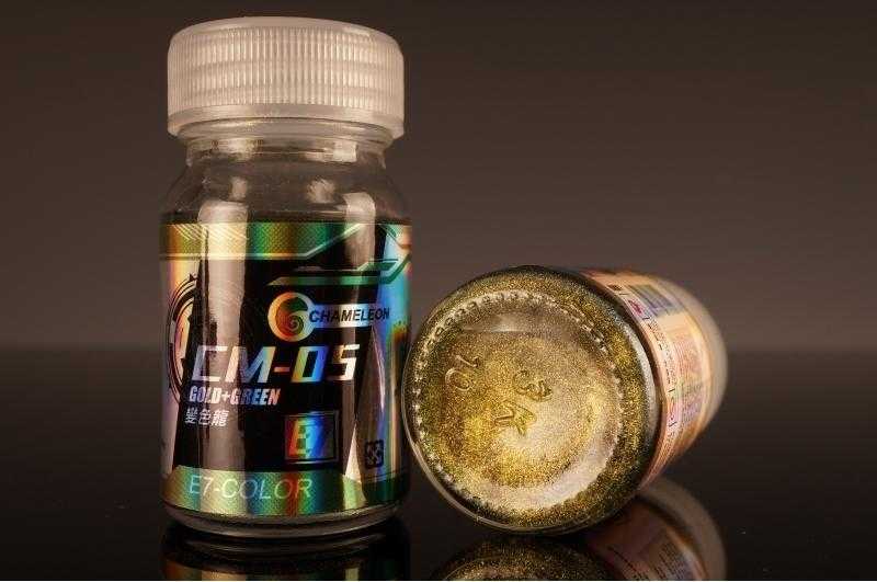 【玩咖玩具】E7-COLOR (CM-05) 變色龍 金/綠 20ml 模型漆、底漆、金屬漆