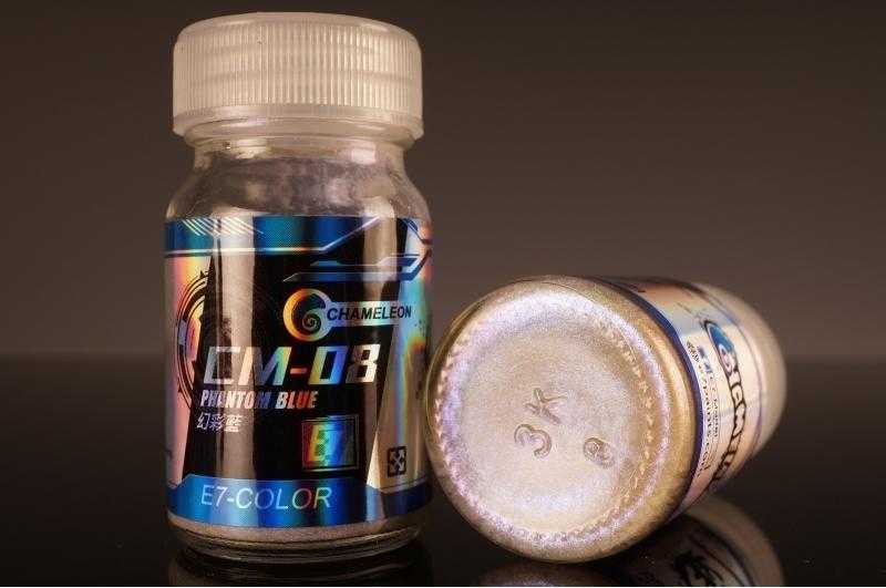 【玩咖玩具】E7-COLOR (CM-08) 幻彩藍 20ml 模型漆、底漆、金屬漆
