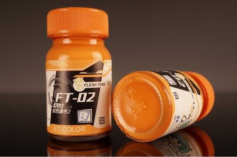 【玩咖玩具】E7-COLOR (FT-02) 墨韻 x E7 聯名合作膚色 自然膚色2 20ml 模型漆、底漆、金屬漆