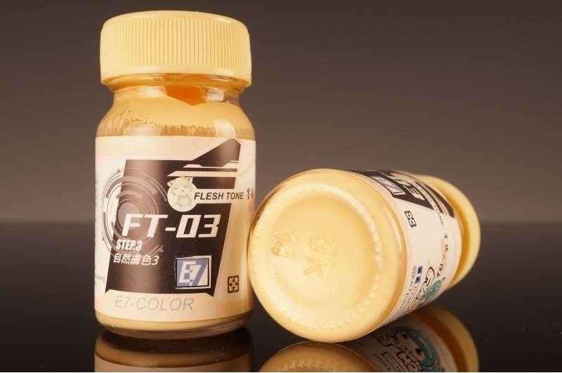 【玩咖玩具】E7-COLOR (FT-03) 墨韻 x E7 聯名合作膚色 自然膚色3 20ml 模型漆、底漆、金屬漆