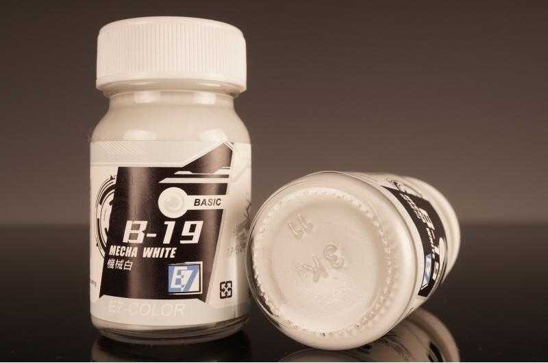 【玩咖玩具】E7-COLOR (B-19) 機械白 20ml 模型漆、底漆、金屬漆