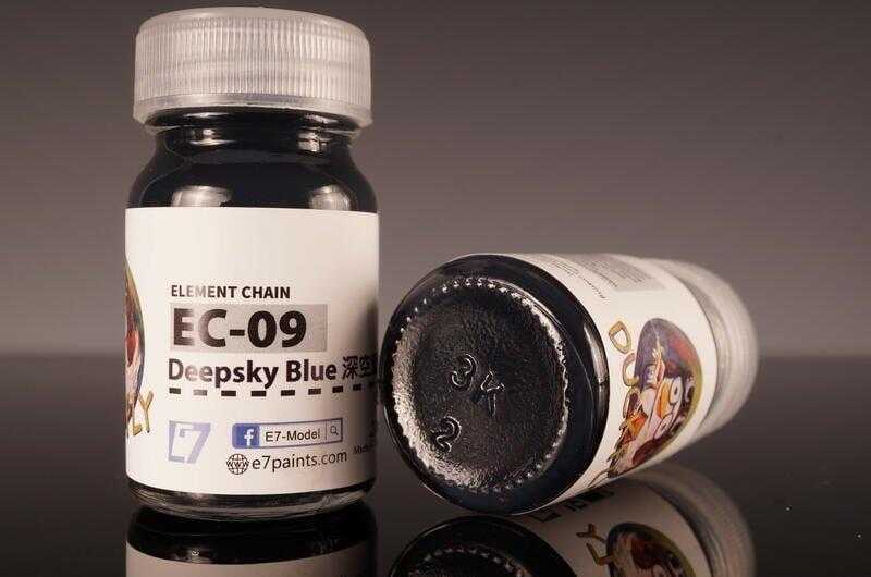 【玩咖玩具】E7-COLOR (EC-09) 深空藍 20ml 模型漆、底漆、金屬漆