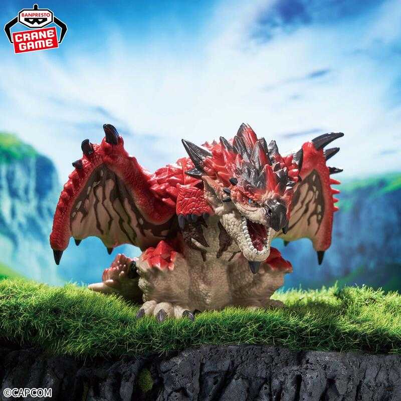 【玩咖玩具】不挑盒況 BANPRESTO 魔物獵人 鎮座獸 激鬥 雄火龍 利奧雷烏斯 現貨