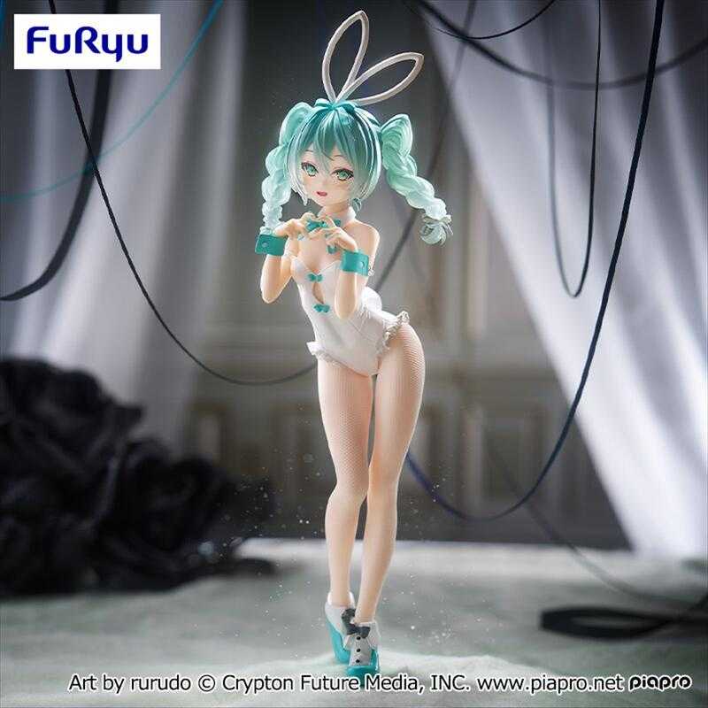 【玩咖玩具】不挑盒況 FuRyu 初音未來 BiCute Bunnies rurudo 白色ver. 現貨