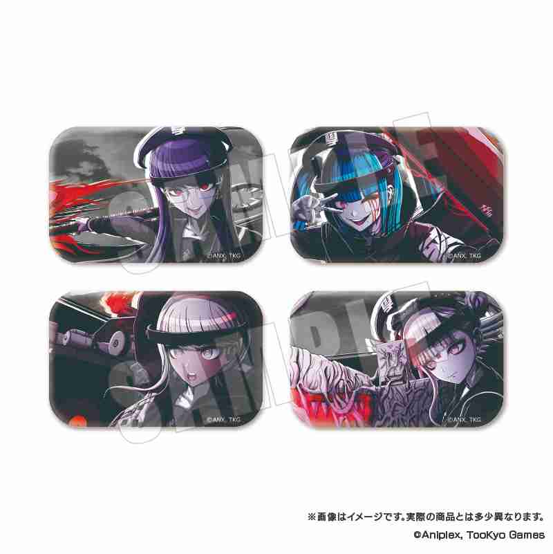 ☆電玩遊戲王☆新品現貨 百日戰記-最終防衛學園「必殺我驅力」方形徽章收藏系列 Vol.2 (盲盒BOX-8入)