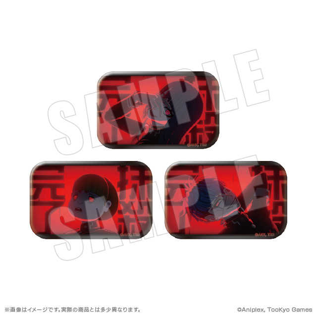 ☆電玩遊戲王☆新品現貨 百日戰記-最終防衛學園「致命一擊」方形徽章Vol.1 (盲盒BOX-7入)