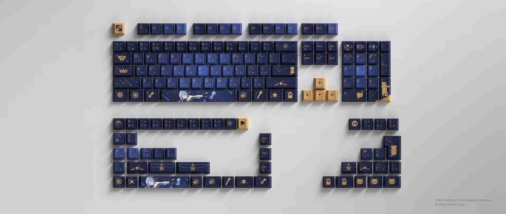 【噗噗屋】現貨 Hololive HYTE 星街彗星 記念限定桌墊+鍵帽 星街すいせい Suisei