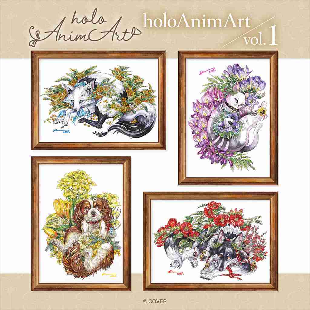 【噗噗屋】日空預購09月 Hololive holoAnimArt vol.1 白上 大神 貓又 戌神