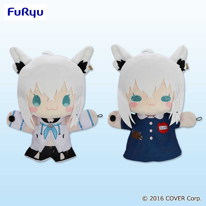 【噗噗屋】預購8月 Hololive FuRyu 官方授權 趴趴小夥伴 絨毛趴姿、手偶娃娃 白上 貓又 戌神 姬森 鷹嶺