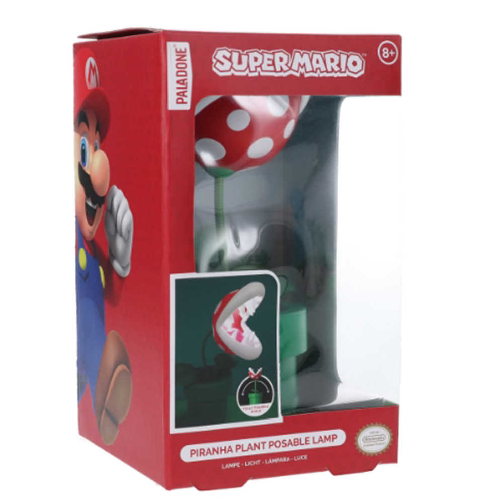 【Paladone UK】任天堂瑪利歐迷你食人花造型燈-21CM版