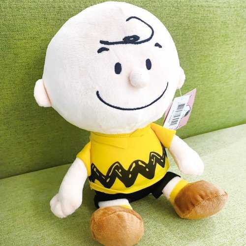 【Paladone UK】SNOOPY 經典 查理布朗 絨毛微笑玩偶-25CM