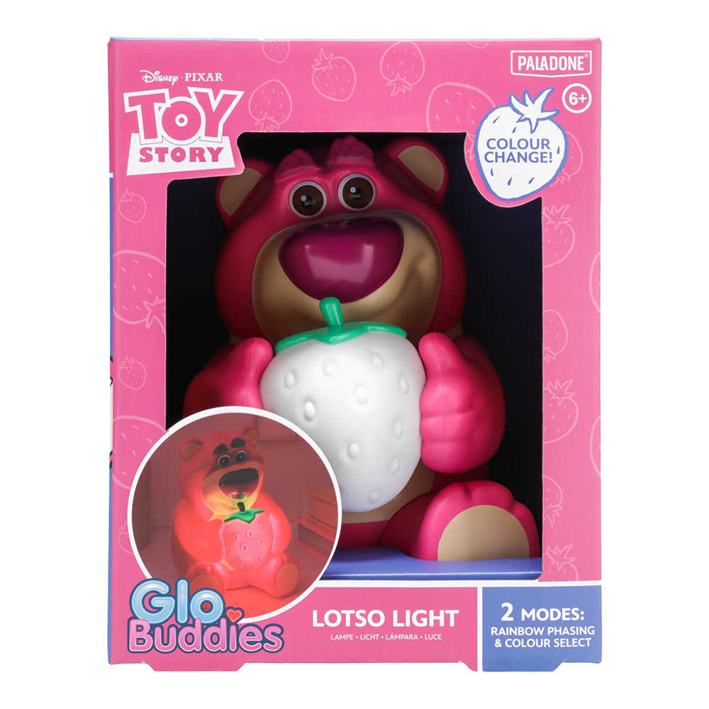 【Paladone UK】 Disney迪士尼 Lotso GloBuddies  熊抱哥 草莓熊3D立體變色造型