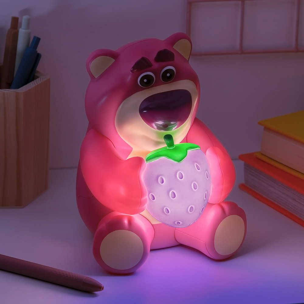 【Paladone UK】 Disney迪士尼 Lotso GloBuddies  熊抱哥 草莓熊3D立體變色造型