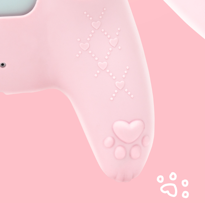 [ PS5 手把保護套 ] 極想  PS5 貓耳 手把套 柔軟矽膠 親膚手感 防汗止滑 觸控貼 二代全新升級 煒昕電玩