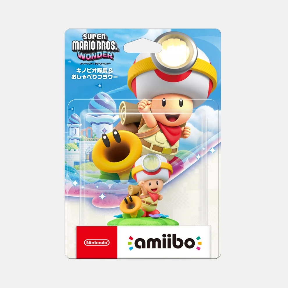【譜蕾兒電玩】（預購）2026-03-26 amiibo 公仔 奇諾比奧隊長&閒聊花花 超級瑪利歐兄弟 驚奇 系列