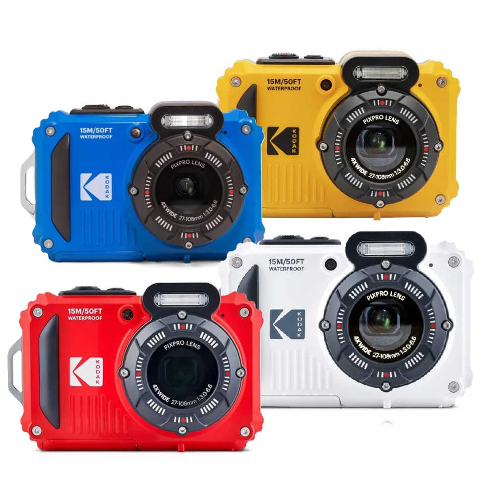 【Kodak 柯達】PIXPRO數位相機 WPZ2 16MP 4倍光學變焦 防水數位相機