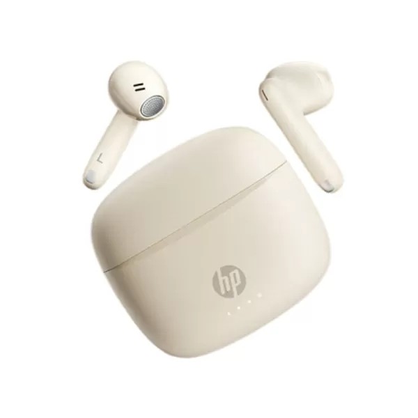 HP 惠普 H10J 真無線防水 藍牙耳機 - 奶油色