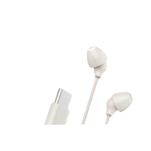 HP 惠普 DHH-1125 入耳式 有線睡眠耳機 奶白色 - Type-C接頭