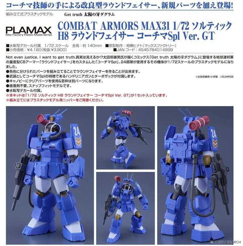 員林卡通⭐️【預購25年11月】組裝模型 PLAMAX太陽之牙 索爾迪克H8蘭德菲薩Korchima Spl Ver.