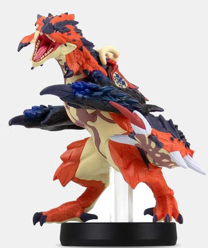 ●秋葉電玩●  Switch NS Amiibo 公仔 魔物獵人物語2 破滅之翼 火龍
