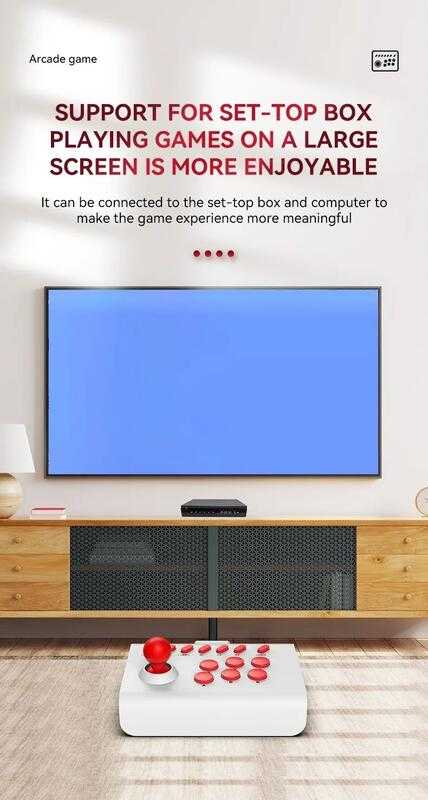 BSP-Y01 PS4/PC/Switch/手機/電視盒 迷你街機搖桿 無線2.4G/有線二用【附手機支架】一般手掌大小