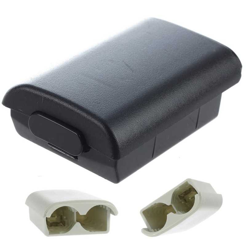 [哈Game族]XBOX360 手把電池盒 電池蓋 電池殼 Xbox360無線控制器 替換電池蓋 白色/黑色【裸裝包裝】