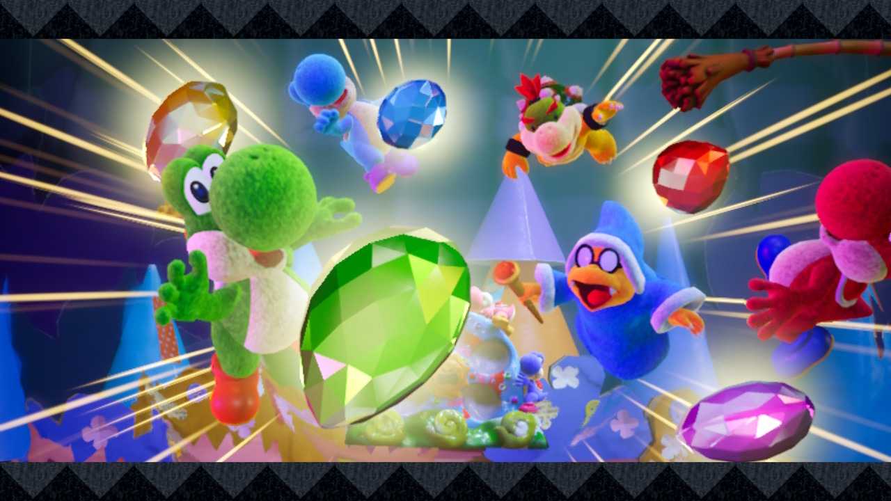 NS 耀西的手工世界 中文版 Yoshis Crafted World 紙杯、空箱所構成的手工世界 各個場景都佈滿著機關