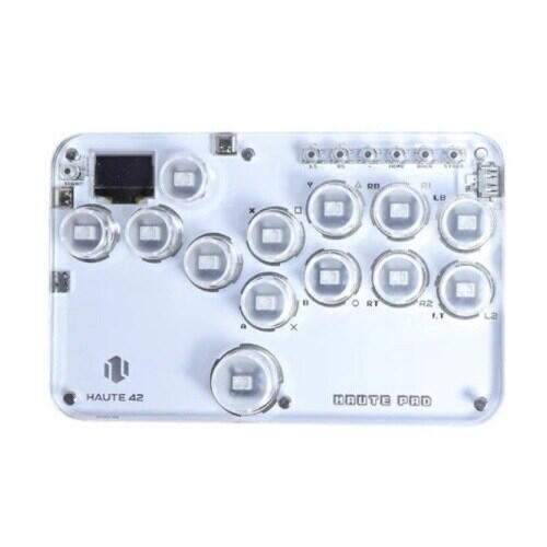 HAUTE 42 Haute Pad PLUS G13 hitbox 迷你街機格鬥鍵盤 13鍵 可自訂RGB和Turbo